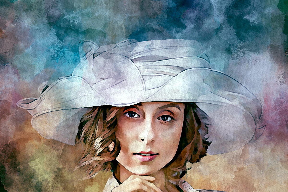 Watercolor Mixed Art Painting, an Action Add-On by Photoshop Action (Photo 2 of 17)