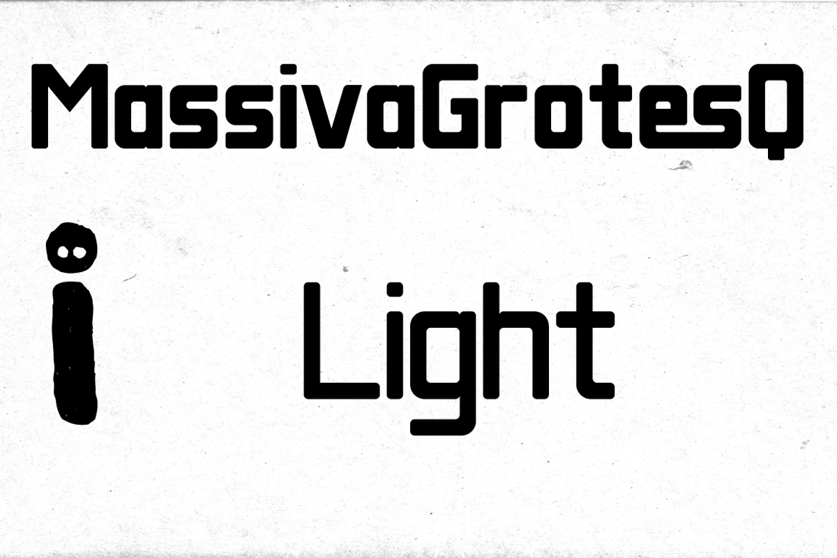 Massiva GrotesQ light