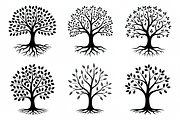 Tree with roots silhouette featuring, an Illustration by Amazin_art (Thumbnail 9 of 10)