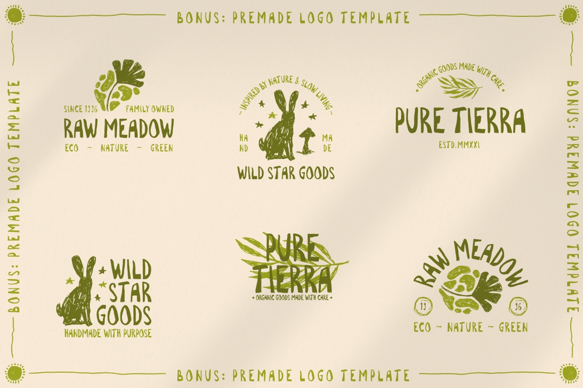 Imperfecto organic & natural font, a Handwritten Font by Fat Hamster (Photo 6 of 13)