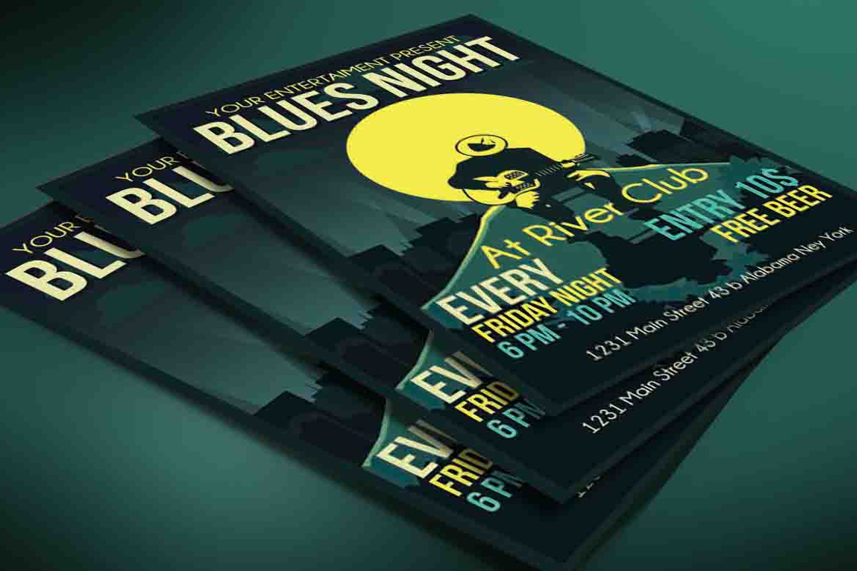 Blues Night Flyer, a Flyer Template by Muhamad Iqbal hidayat (Photo 4 of 4)