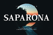 Saparona - Classic Serif Font, a Serif Font by Pikgura (Thumbnail 1 of 7)