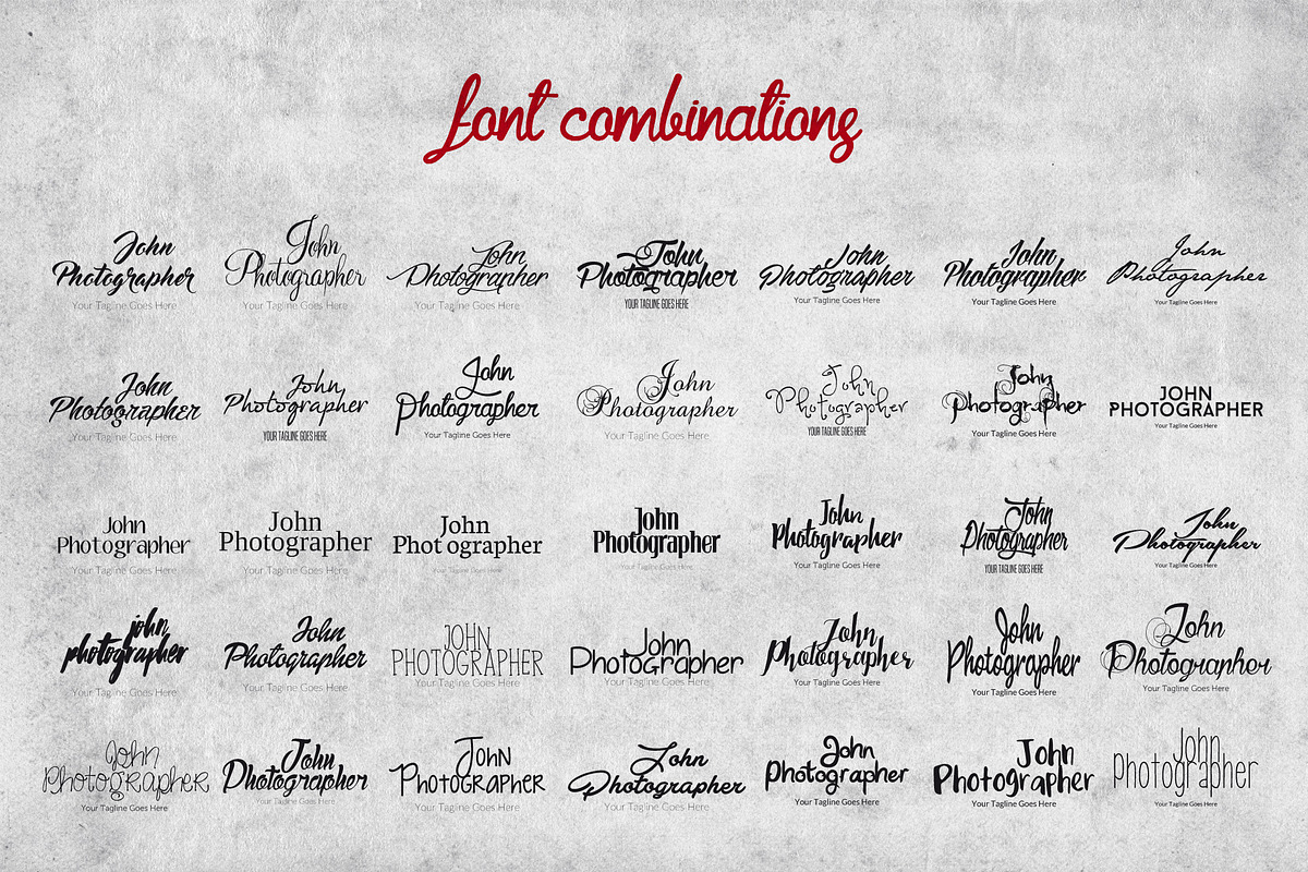 Simple Logo Generator, a Branding & Logo Template by vectorlogos89 (Photo 6 of 6)