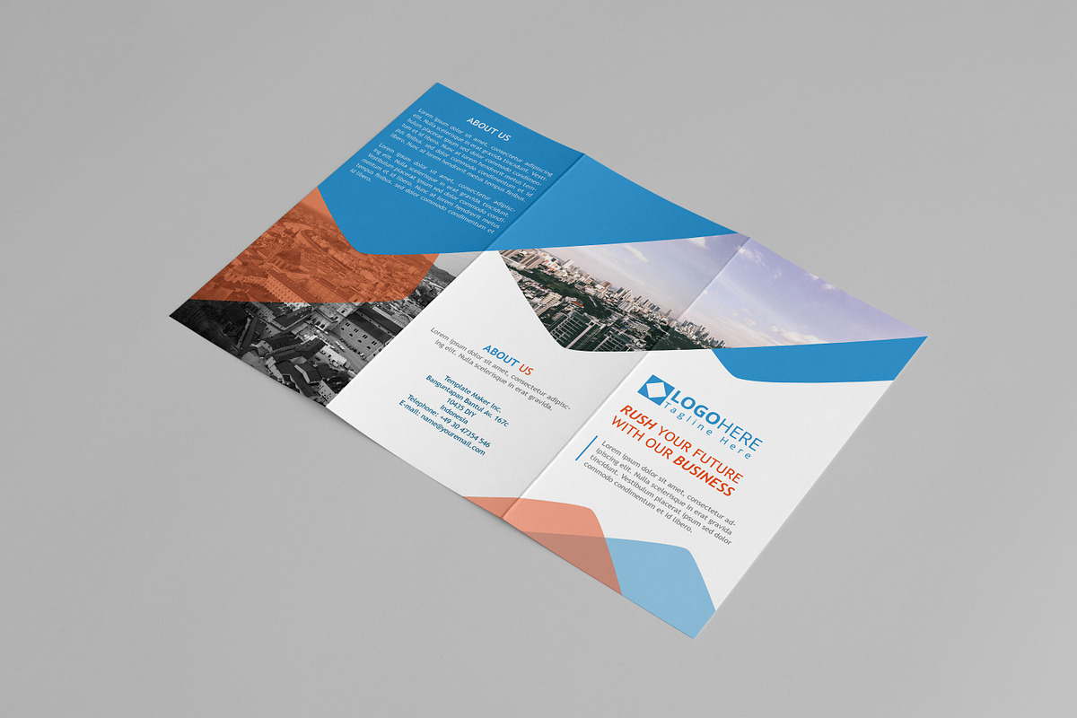 Multipurpose Trifold Brochure, a Brochure Template by assaiv (Photo 3 of 6)