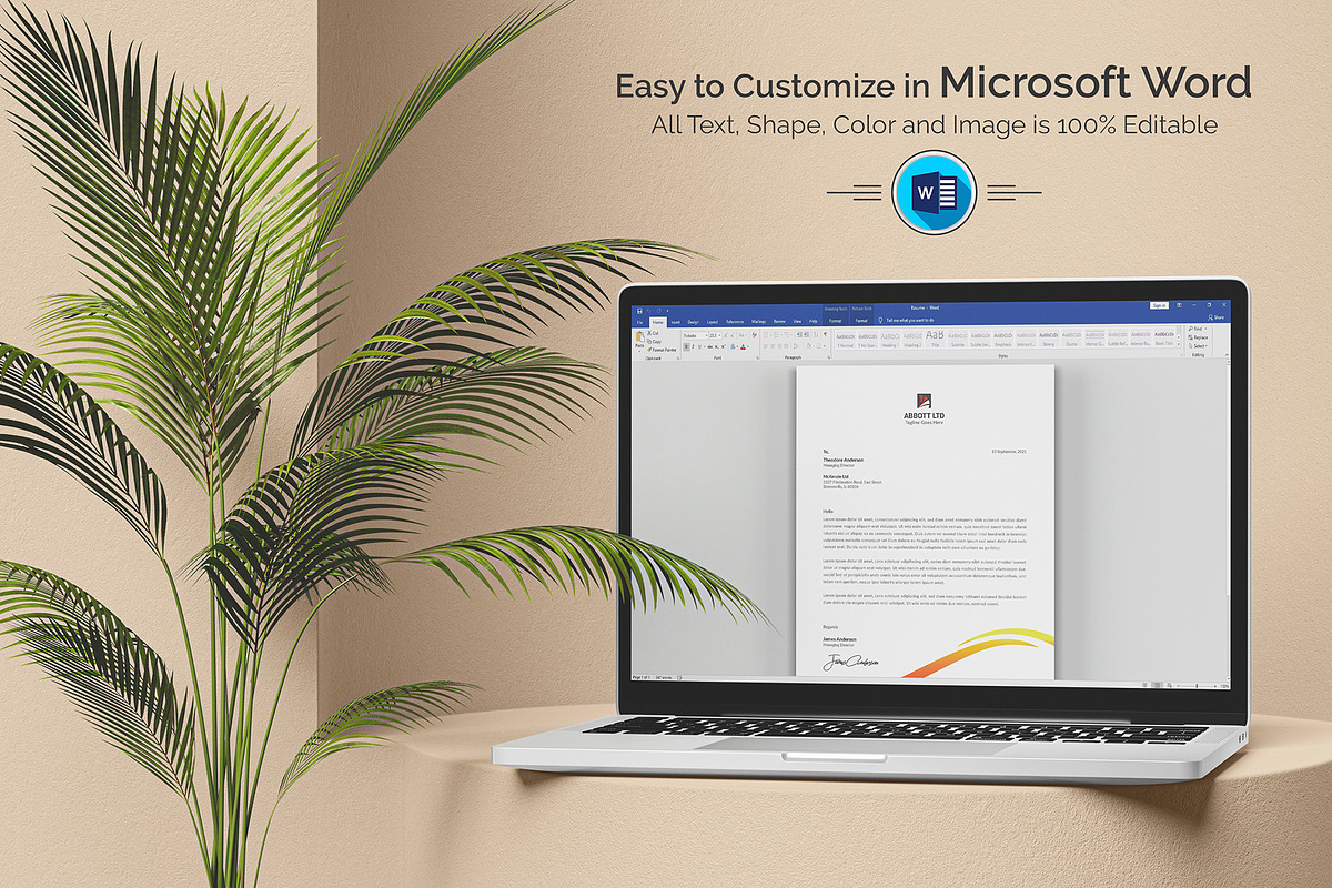 Letterhead, a Stationery Template by DesignDevisers (Photo 9 of 10)