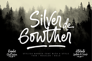 Silver Gowther Marker Font, a Script Font by Ainun Jinan (Thumbnail 1 of 11)