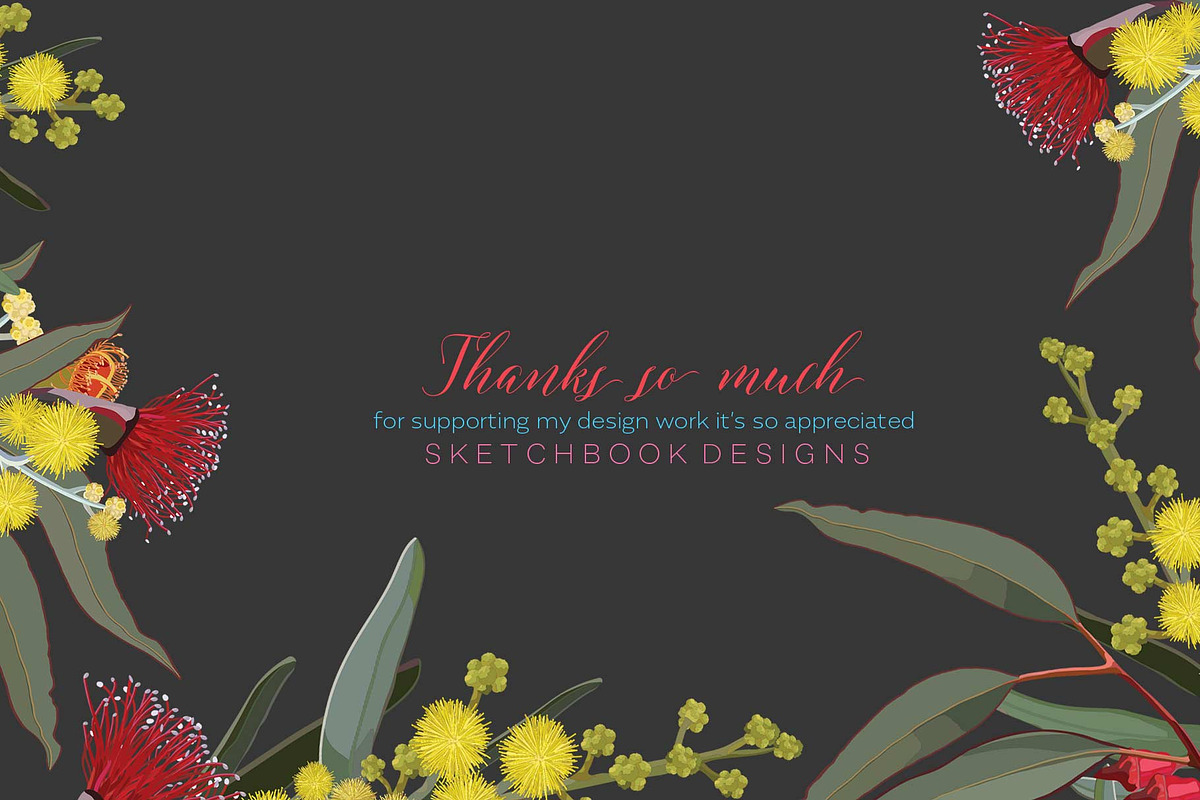 Wildflowers Australian Design Set, an Illustration by Sketchbook Designs (Photo 11 of 11)