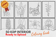 KDP Interiors, Flower Coloring Book, an Illustration by Jaboor Magics (Thumbnail 3 of 5)