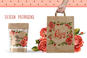 Red roses PNG watercolor flower set, a Seasonal Illustration by WatercolorPNG.com (Thumbnail 2 of 8)