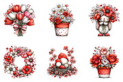 Whimsical Spring Clipart Bundle, an Illustration by CreationArt (Thumbnail 7 of 7)