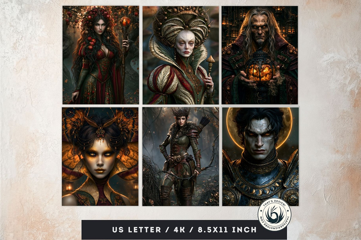 The Court of Emberfall Autumn, a Seasonal Illustration by ThatsDesignArt (Photo 14 of 15)