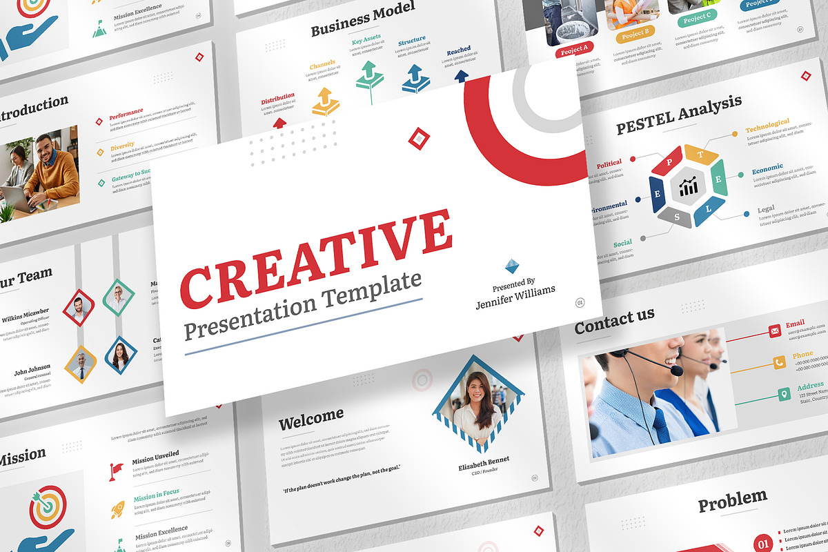 Creative Business Presentation, a Presentation Template by Mighty-Slide (Photo 1 of 5)