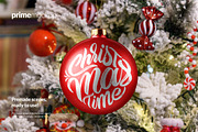 Christmas Ball/Ornament Mockup Scene, a Product Mockup by PrimeMockup (Thumbnail 7 of 10)