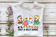 Just a Silly Goose Summer PNG, an Illustration by CraftArtStudio (Thumbnail 2 of 4)