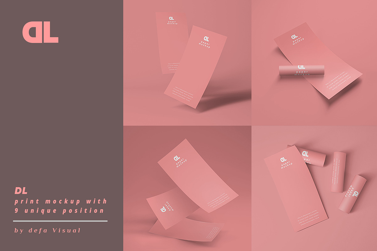 DL Flyer Mockup, a Print Template by Defa Visual (Photo 1 of 11)