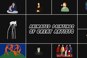 Paintings of Great Artists for FCPX, a Templates & Theme by 2dfx