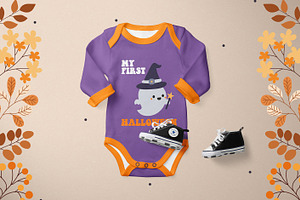 Sweet Baby Ghost - Halloween Clipart