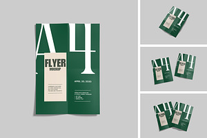 A4 Poster Flyer Mockup, a Mockup by DxSLEX