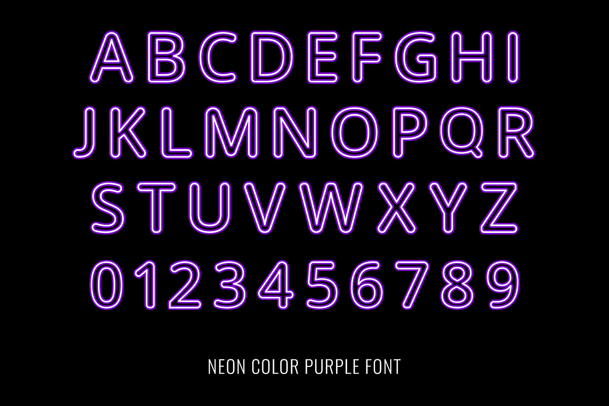 Neon Color Font family, a Symbol Font by Font Craft Studio (Photo 10 of 11)