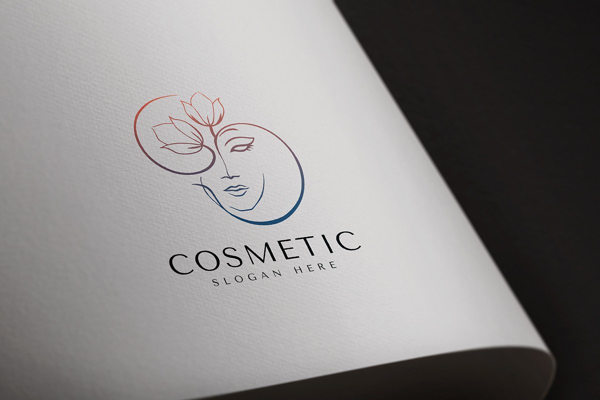 Beauty Cosmetic Logo Template, a Branding & Logo Template by HueNestify (Photo 2 of 2)