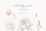 Vintage Floral Bundle, an Object Illustration by studioequinox (Thumbnail 53 of 65)