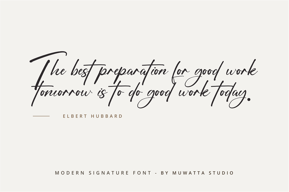 Sacrifice Modern Signature Font, a Script Font by Muwatta Studio (Photo 7 of 10)