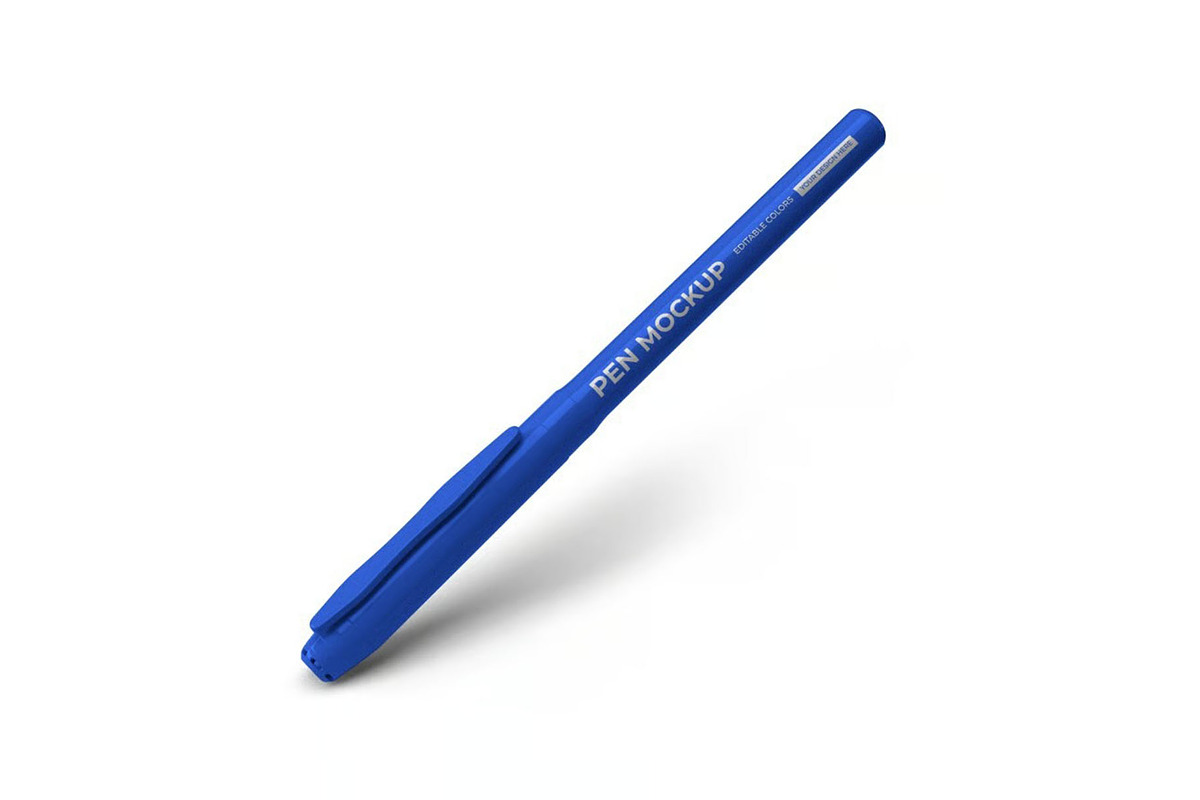 Pen Stationery Mockup Template Set, an Advertising Mockup by DesignRushMarket (Photo 8 of 11)