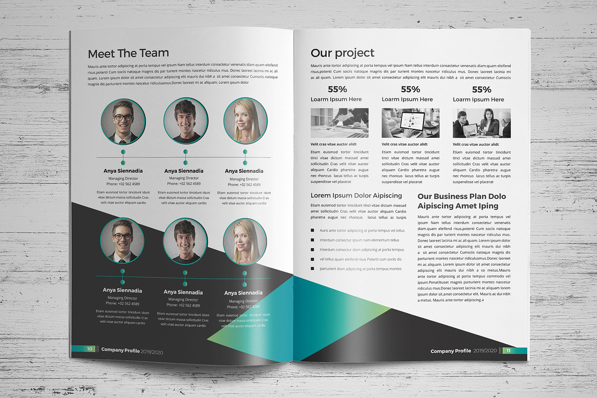 Company Profile Template V5, a Brochure Template by JanySultana (Photo 6 of 14)