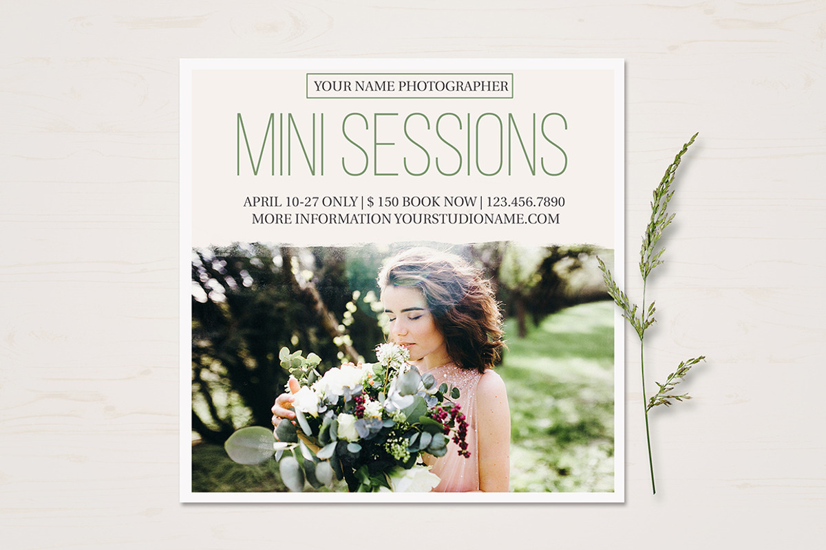 Mini Session Template, a Marketing Template by TheSeventhDesire (Photo 1 of 2)