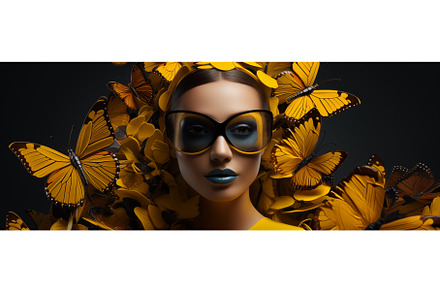 Young Girl with Butterflies, a Beauty & Fashion Photo by BazziBa♥