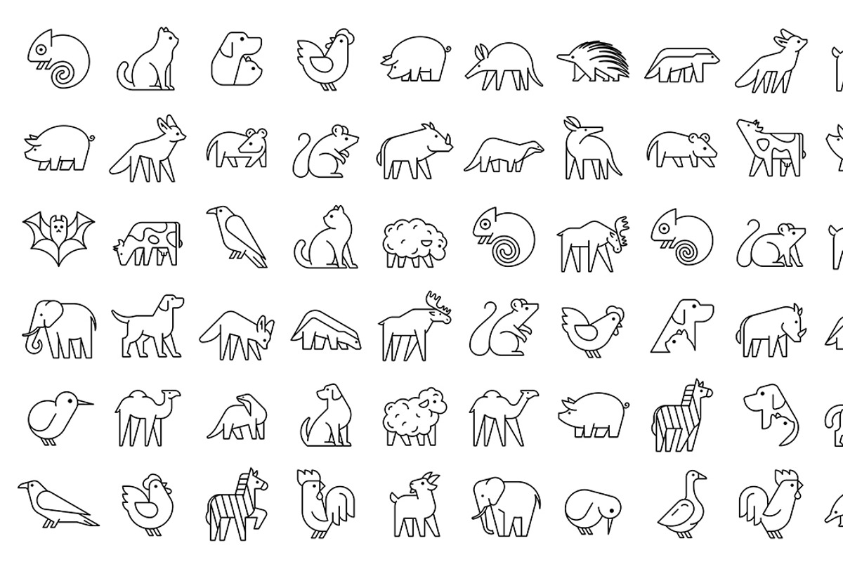 Animal logo set, a Graphic by NataliiaVolyk (Photo 5 of 10)