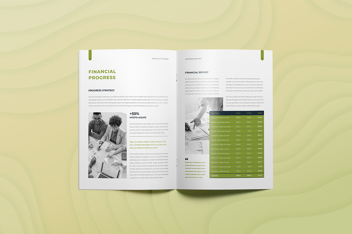 Canva Annual Report, a Brochure Template by DesignDevisers (Photo 9 of 11)