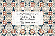 Mediterranean Tile Seamless Pattern, a Pattern Graphic by StudioGlouna (Thumbnail 1 of 6)