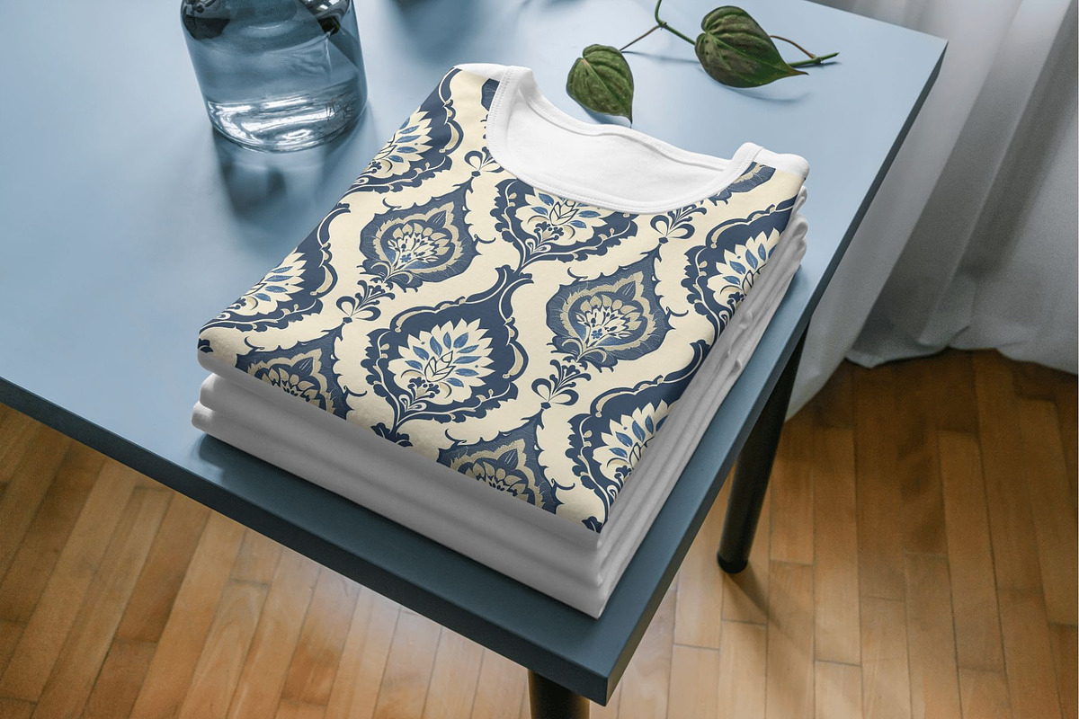 12 Teardrop Ottoman Seamless Pattern, a Pattern Graphic by Inknfolly (Photo 5 of 7)