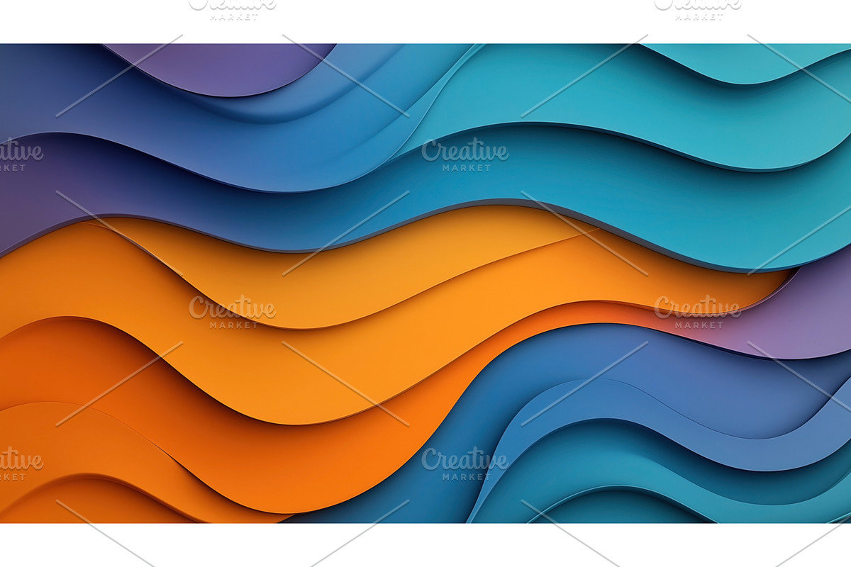 Abstract geometric background with, an Illustration by Sergey Kotenev