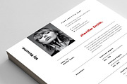 Resume Template/CV Template, a Resume Template by Symie Design (Thumbnail 2 of 4)