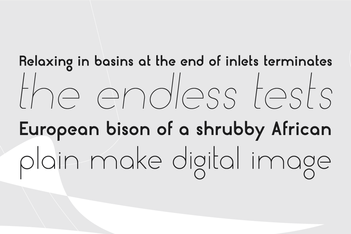 Circularis Thin /+free italic/, a Sans Serif Font by JAF 34 (Photo 2 of 7)