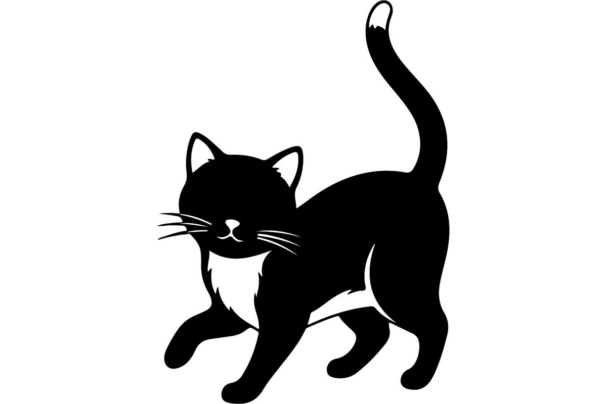 Cute Cat Silhouette Mega Vector Bund, an Animal Illustration by Designer_Momina (Photo 24 of 34)