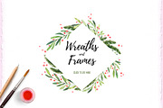 Christmas watercolor set, a Decorative Illustration by Kate Macate (Thumbnail 2 of 3)
