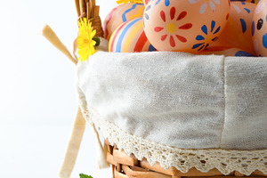 Close-Up of Hand-Painted Easter Eggs, a Holiday Photo by Davizro's Market