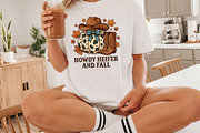 Howdy Heifer and Fall PNG, a Seasonal Illustration by Canvas Craft (Thumbnail 3 of 6)