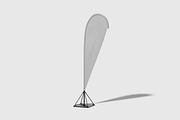 Flag Banner Mockup, an Advertising Mockup by graphicsauce (Thumbnail 3 of 4)