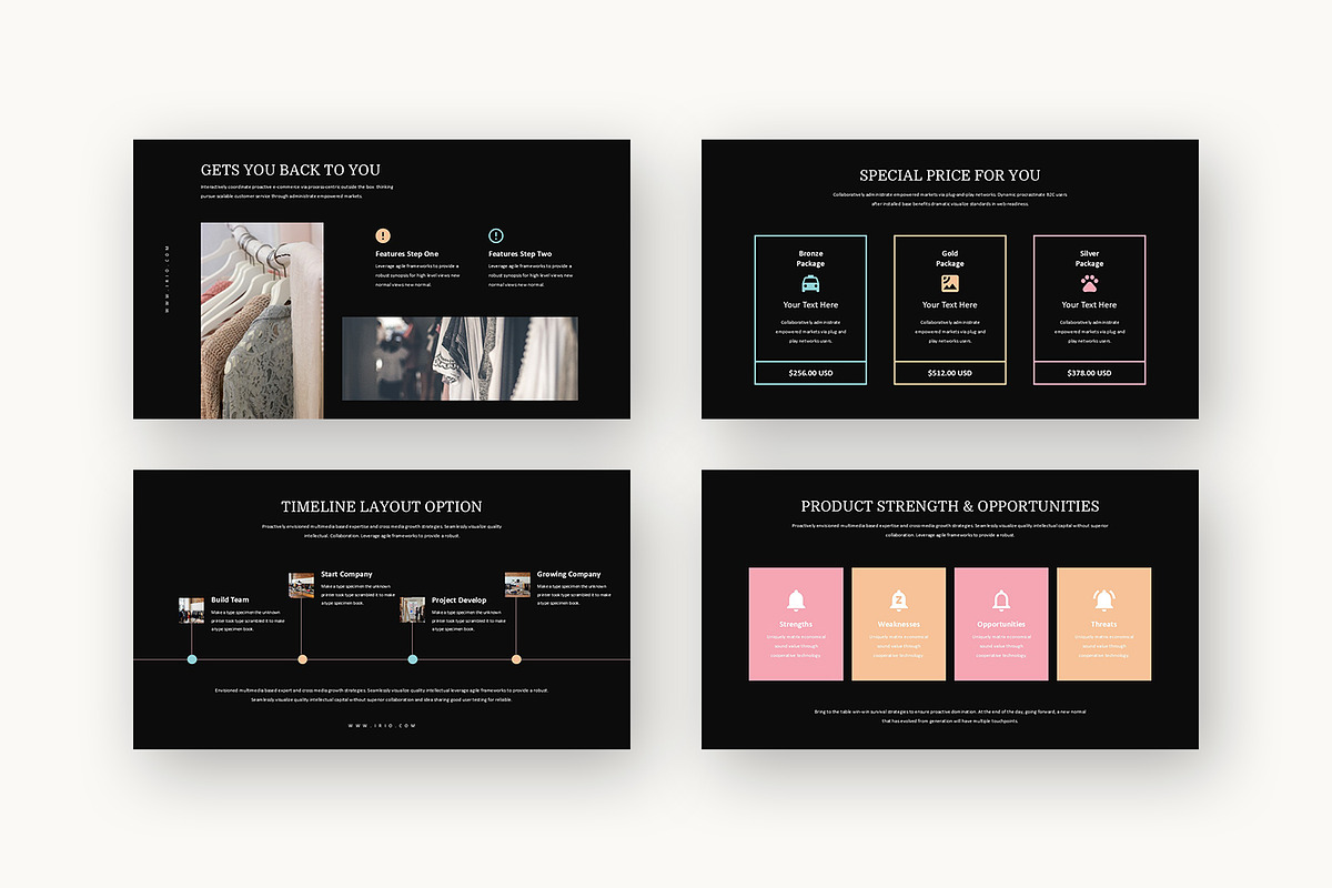 Irio : Fashion Pitch Powerpoint, a Presentation Template by Punkl Camp (Photo 13 of 16)