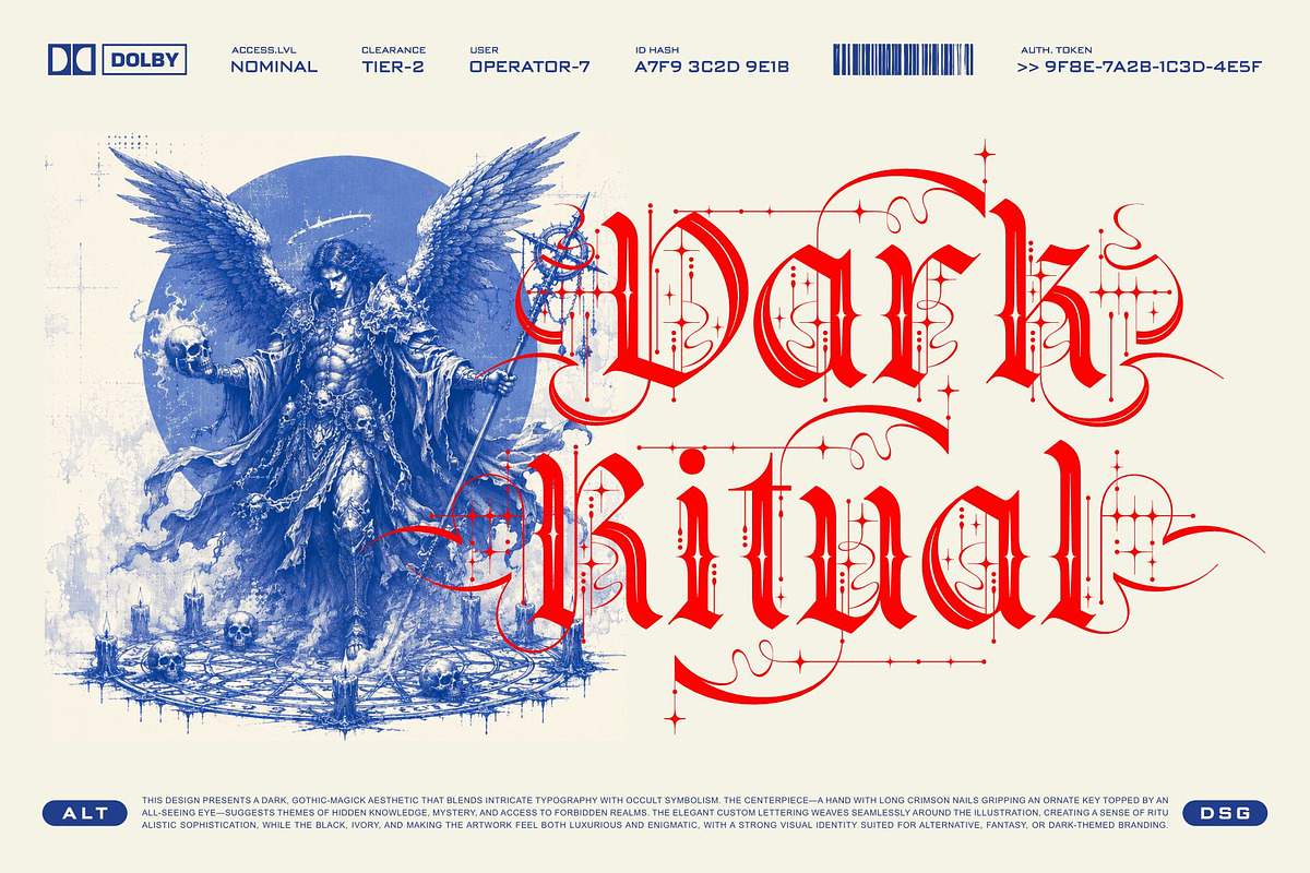 Strata magic Typeface, a Blackletter Font by alit design (Photo 13 of 17)