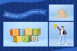 3D Happy Father's Day Bundle