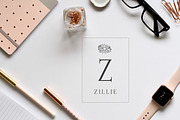520 A to Z Floral Logos Bundle, a Branding & Logo Template by AN Productions (Thumbnail 218 of 223)