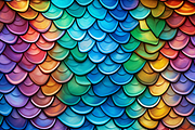 Dragon Scales Pattern, a Pattern Graphic by Printable Treasure (Thumbnail 4 of 6)