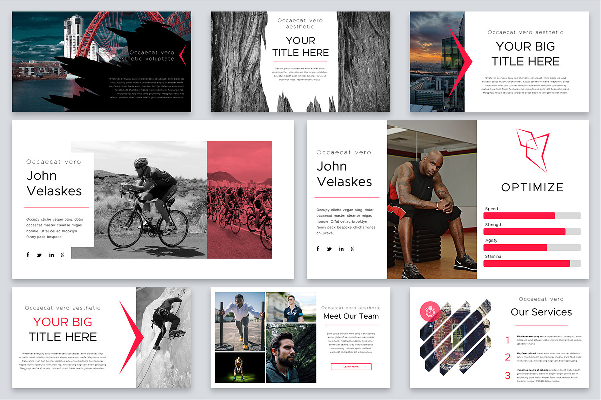 Optimize Modern Powerpoint Bundle, a Presentation Template by Reshapely (Photo 9 of 28)