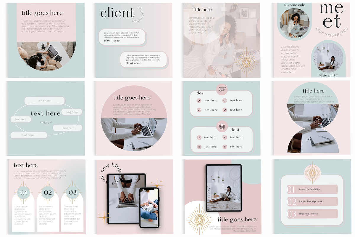 Mystic Instagram Bundle, a Social Media Template by Marketing Templates Co. (Photo 4 of 21)