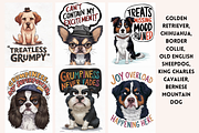 Grumpy Sarcastic Dogs Funny Quotes, an Animal Illustration by PrintHaven Designs (Thumbnail 10 of 10)